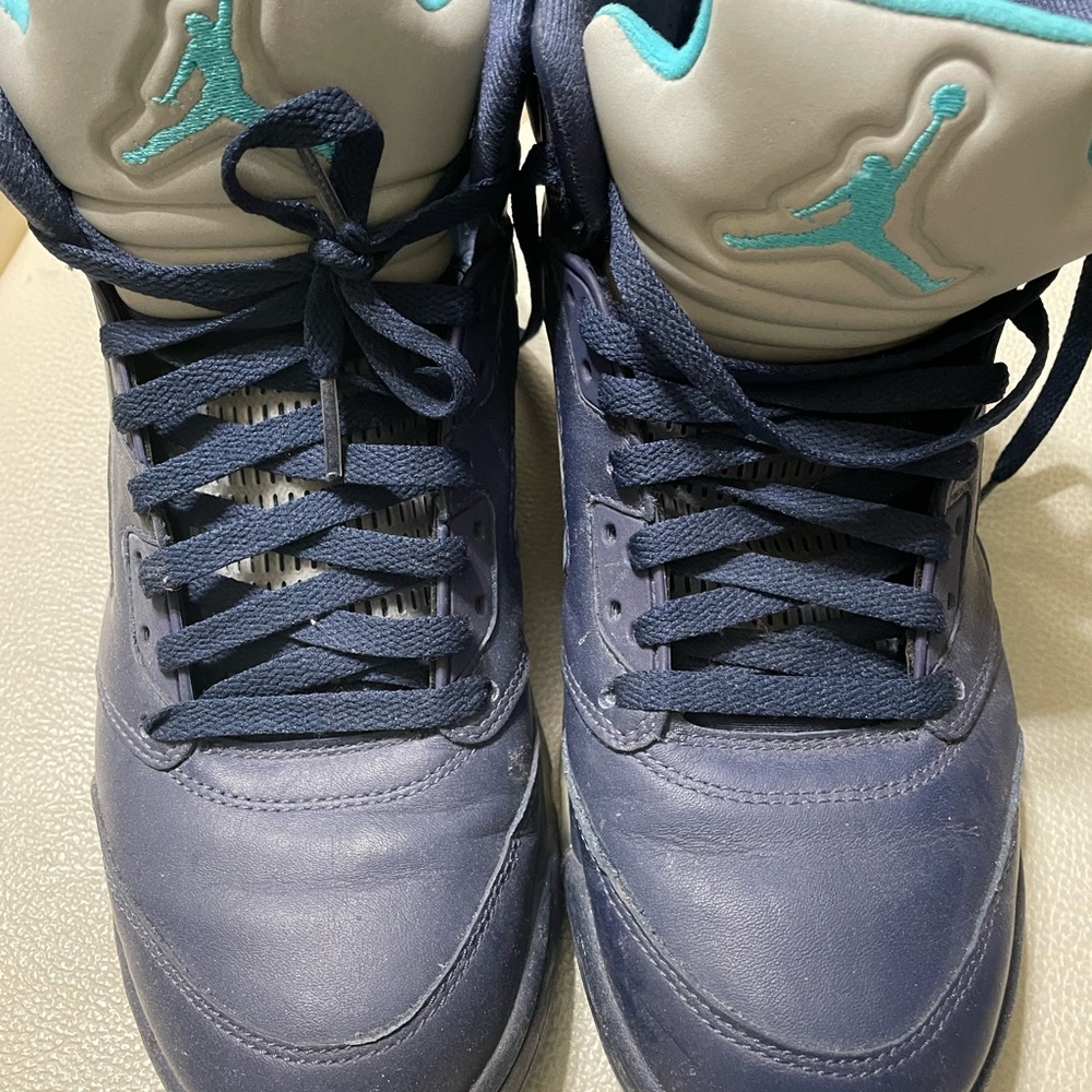 BLUE AIR JORDAN SNEAKERS- WITH BOX